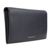 Кошелёк женский BUGATTI Lady Top, тёмно-синий, натуральная воловья кожа, 19,5х2х10 см