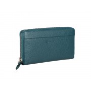 Кошелёк Cross Colors Quetzal, кожа наппа, фактурная, цвет зеленый квезаль