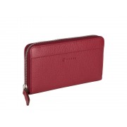 Кошелёк Cross Colors Burgundy, кожа наппа, фактурная, цвет бордовый