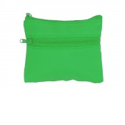 Кошелек ADAL с 2 карманами из RPET с  молниями в тон, папоротниковый