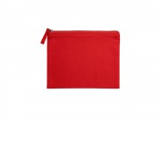 Косметичка DELPHIS из 100% органического хлопка, красный