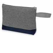 Косметичка двухцветная Trivium, серый/темно-синий