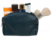 Косметичка из эко-кожи Enio, темно-синий