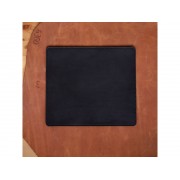 Кожаный коврик для мышки, черный