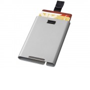 RFID слайдер для карт, серебристый