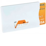 Защитный RFID чехол для кредитной карты, белый