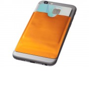 Бумажник для карт с RFID-чипом для смартфона, оранжевый