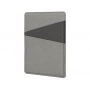 Картхолдер на 3 карты типа бейджа Favor, светло-серый/темно-серый
