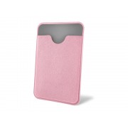 Чехол-картхолдер Favor на клеевой основе на телефон для пластиковых карт и и карт доступа, розовый
