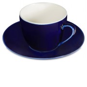 Чайная пара базовой формы Lotos, 250мл, темно-синий