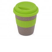 Стакан с силиконовой крышкой Cafe, зеленое яблоко