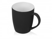 Кружка с покрытием soft-touch C1, черный