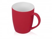 Кружка с покрытием soft-touch C1, красный