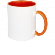 Цветная кружка Pix для сублимации, белый/оранжевый