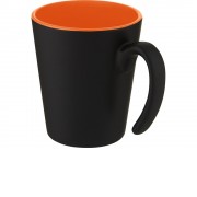 Oli керамическая кружка объемом 360 мл с ручкой, черный