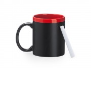 Кружка PALTA, 350 мл, черный/красный