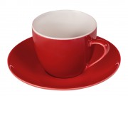 Чайная пара базовой формы Lotos, 250мл, красный