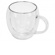 Кружка с двойными стенками Mont Blanc полукруглый, с ручкой 250 мл (Р)