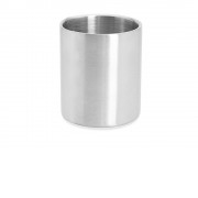 Кружка GUAYA с ручкой карабином, 230 мл, серебристый/королевский синий