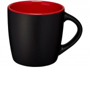 Керамическая чашка Riviera, черный/красный