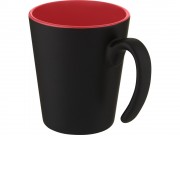 Oli керамическая кружка объемом 360 мл с ручкой, черный
