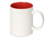 Кружка Sublime Color XL для сублимации 440мл, белый/красный