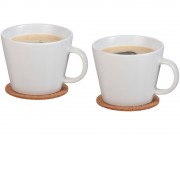 Набор чашек с костерами Hartley, белый