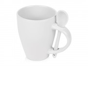 Кружка Авеленго с ложкой, белый