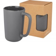 Керамическая кружка Perk объемом 480 мл, серый