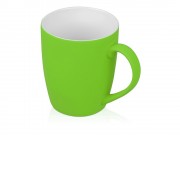Кружка с покрытием soft-touch C1, зеленое яблоко