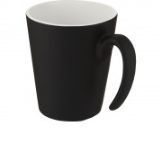 Oli керамическая кружка объемом 360 мл с ручкой, черный
