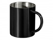 Стальная кружка с двойными стенками Altai, черный
