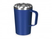 Стальная кружка с двойными стенками и порошковым покрытием Tibet, нейви