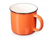 Кружка с каймой Countryside M, оранжевый 410ml