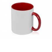 Кружка для сублимации Sublime Color, белый/красный