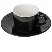 Чайная пара прямой формы Phyto, 250мл, черный