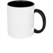 Цветная кружка Pix для сублимации, белый/черный
