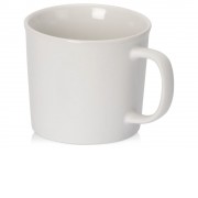 Матовая кружка Nancy 360 мл цветная снаружи, белая внутри, белый