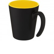 Oli керамическая кружка объемом 360 мл с ручкой, черный