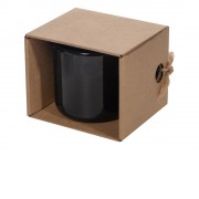 Кружка эмалированная в коробке, черный