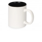 Кружка Sublime Color XL для сублимации 440мл, белый/черный