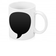 Кружка с покрытием для рисования мелом Tiza, 320 мл