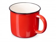 Кружка с каймой Countryside M, красный 410ml