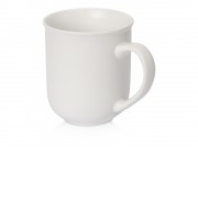 Матовая кружка Susan 380мл в цвете с двух сторон, белый