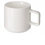 Кружка Kerry, 410 мл, белый, с квадратной ручкой