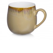 Кружка с вулканическим эффектом по краю Etna, 440мл, бежевый