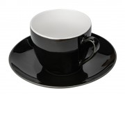 Чайная пара базовой формы Lotos, 250мл, черный