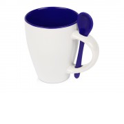 Кружка Авеленго с ложкой, синий