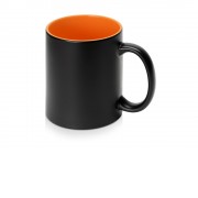 Кружка-хамелеон Surprise матовая, черный/оранжевый