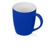 Кружка керамическая с покрытием софт тач синяя
